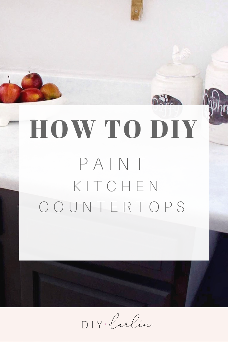 How To Paint Kitchen Countertops as Faux Marble