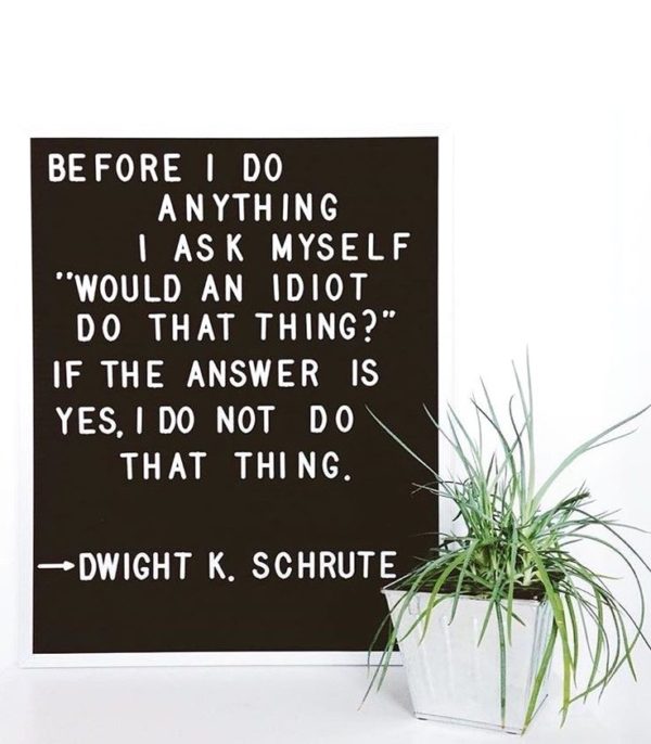 10+ The Office Letterboard Ideas When You Need A Laugh - DIY Darlin'