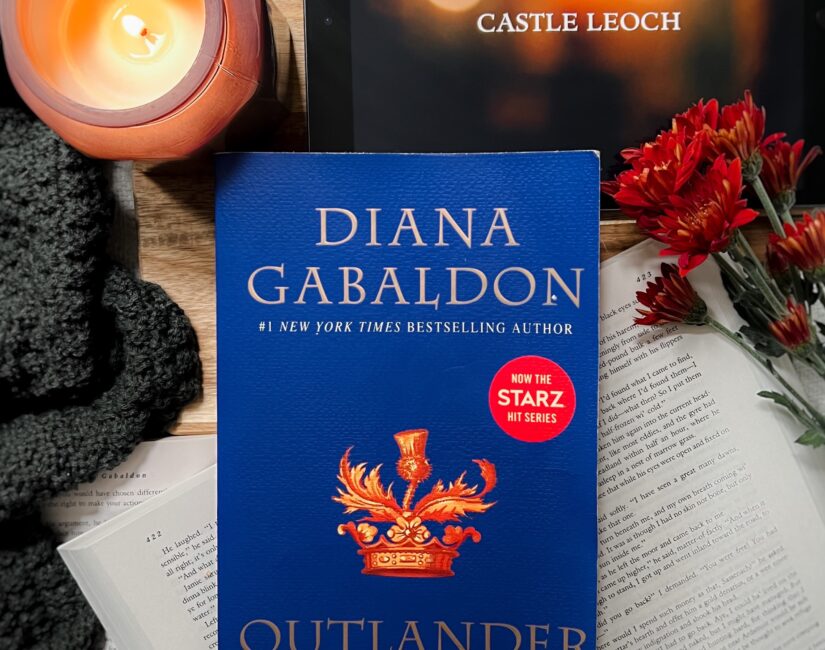 picture of Outlander Book 1 and season 1 credits