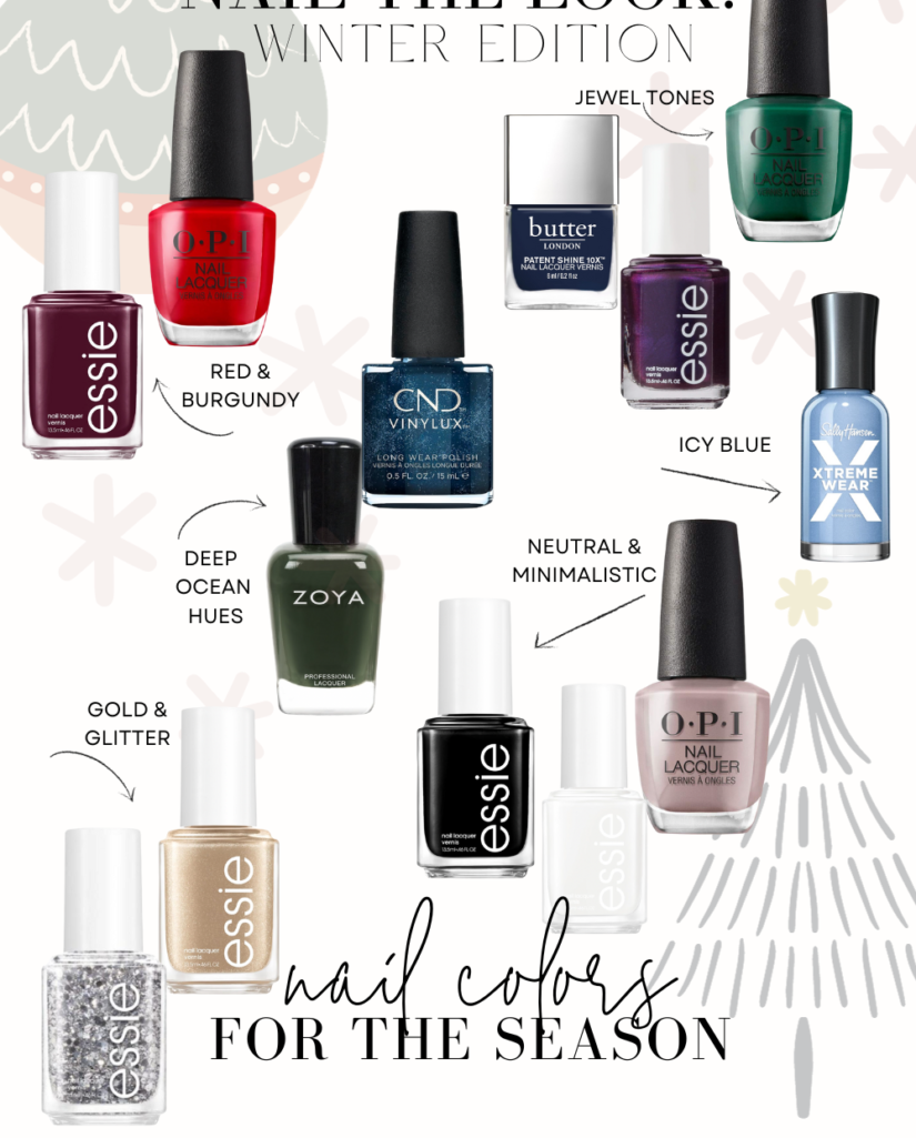 popular Winter Nail polish colors and trends for 2023